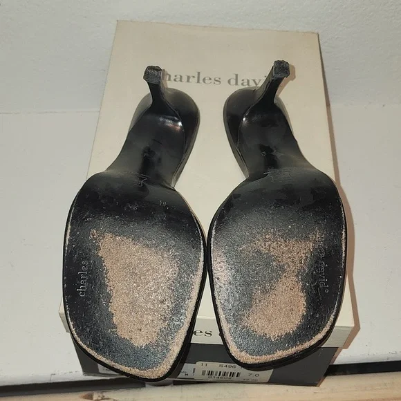 Vintage Y2K Charles david leather heels - Picture 3 of 7
